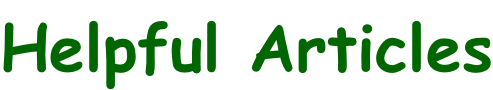 Helpful Articles